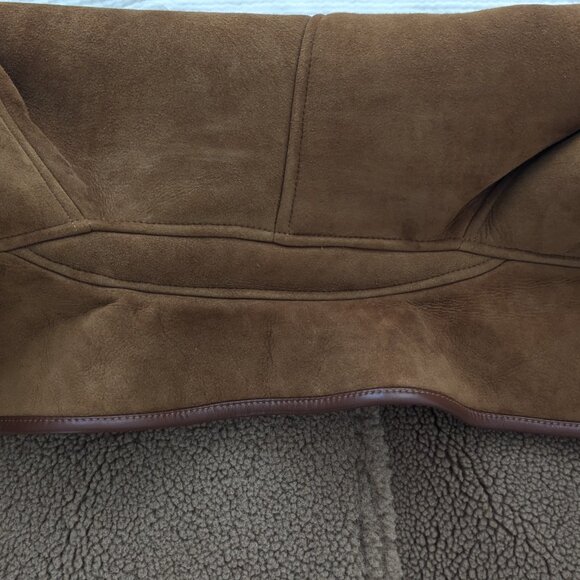 Cawley Avis British Sheepskin Jacket in Natural, Size M - Picture 10 of 10